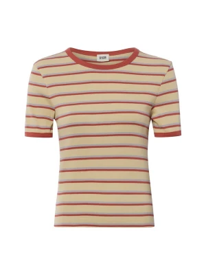 Foto van product DRYKORN Shirt 'Rila' beige / duifblauw / donkeroranje