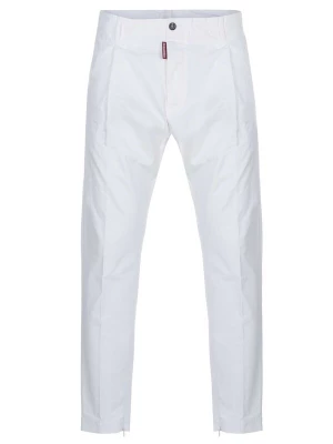 Foto van product DS2 Chino 'Dsquared2 Super Light New Dan Hose weiß' wit
