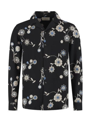 Foto van product Dstrezzed Overhemd 'Aaron' blauw / zwart / wit