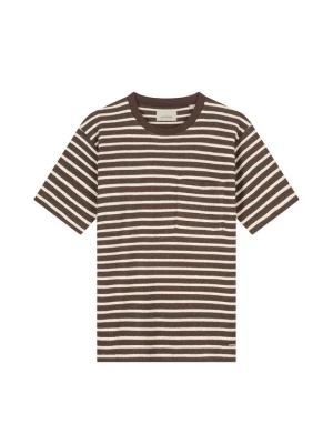 Foto van product Dstrezzed Shirt 'Louie' donkerbruin / wit