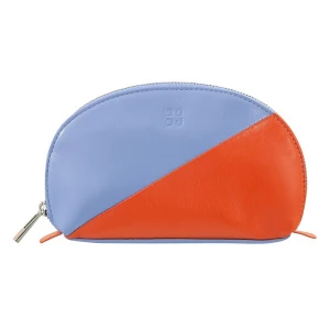 Foto van product DuDu Make up tas 'Segovia' lichtblauw / oranje