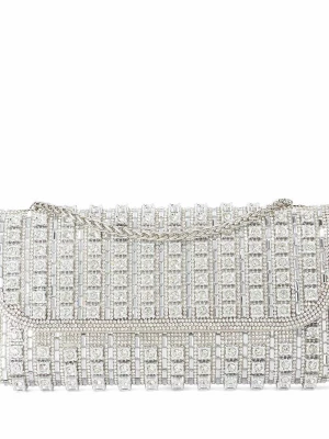 Foto van product Dune LONDON Clutch 'Elabourate' zilver