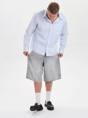 Foto van product Dxnmxrk Jeans 'DXHarri Grey Wide Fit Denim Shorts' grey denim