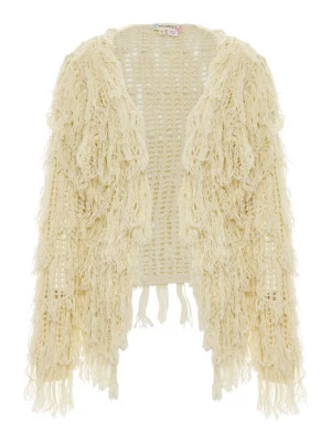 Foto van product ebeeza Gebreid vest wolwit