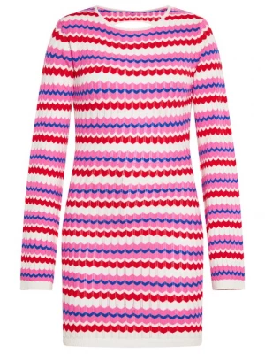 Foto van product ebeeza Jurk blauw / lichtroze / rood / wolwit