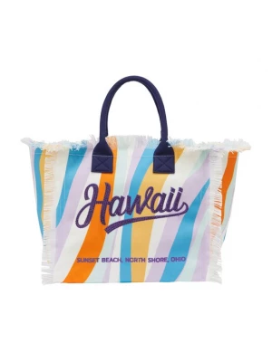 Foto van product IZIA Handtas blauw / geel / oranje / wit