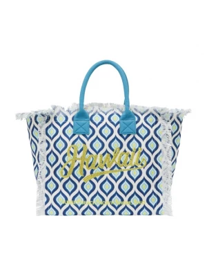 Foto van product IZIA Handtas blauw / geel / wit