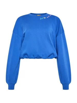 Foto van product ebeeza Sweatshirt aqua / neonblauw / pasteelgeel / rosa