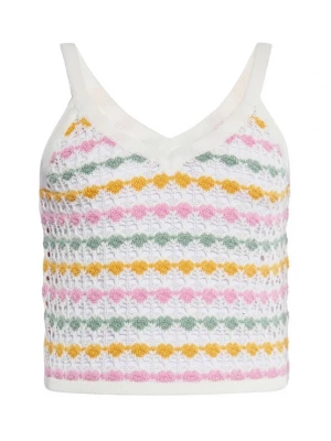 Foto van product ebeeza Top geel / mintgroen / pink / wolwit