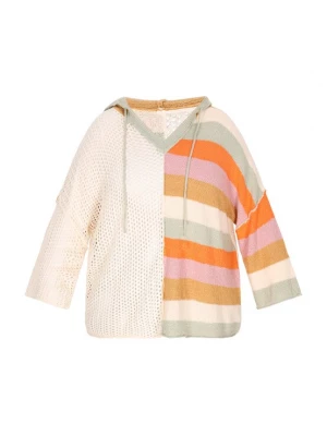 Foto van product ebeeza Trui beige / mintgroen / lichtoranje / pink