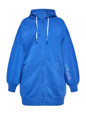 Foto van product ebeeza Sweatvest turquoise / royal blue / koningsblauw / lichtgeel / rosa