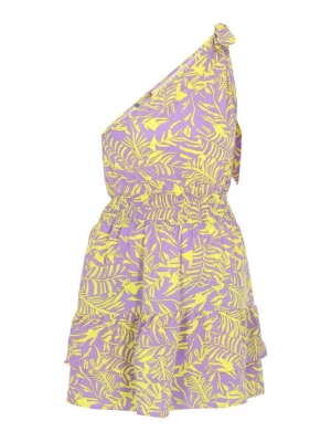 Foto van product ebeeza Zomerjurk 'Spring Summer' geel / lichtlila