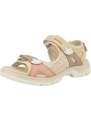 Foto van product ECCO Sandaal 'Offroad' lichtbeige / donkerbeige / lichtgeel / rosa