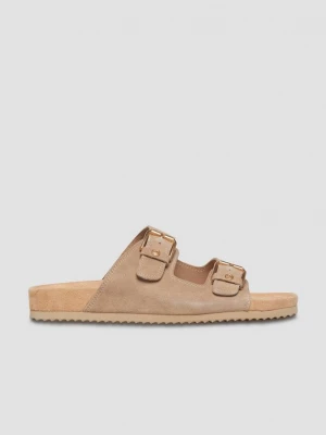 Foto van product Echt leren sandalen met decoratieve details s.Oliver beżowy