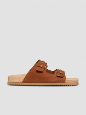 Foto van product Echt leren sandalen met decoratieve details s.Oliver bruin