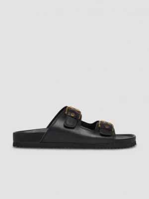 Foto van product Echt leren sandalen met decoratieve details s.Oliver zwart