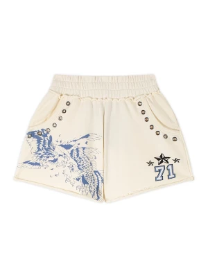 Foto van product Ed Hardy Broek 'Fighting Eagle' ecru / navy / zwart