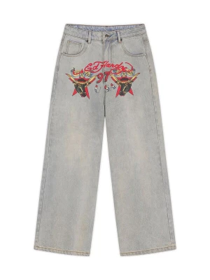 Foto van product Ed Hardy Jeans opaal / lichtblauw / geel / rood