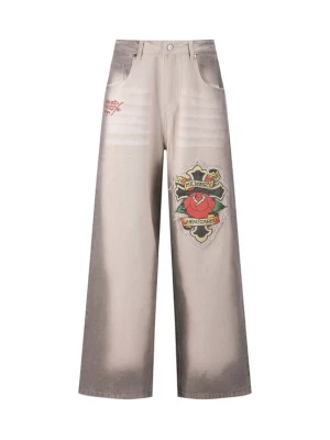 Foto van product Ed Hardy Jeans sand / karmijnrood