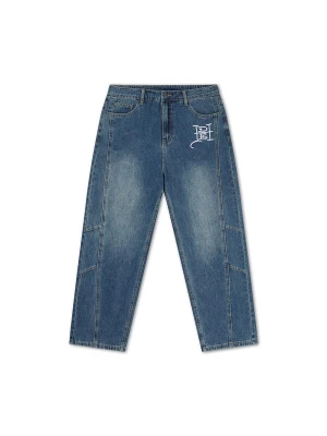 Foto van product Ed Hardy Jeans 'Serpent Skull' blauw denim / lichtgroen / lila / wit