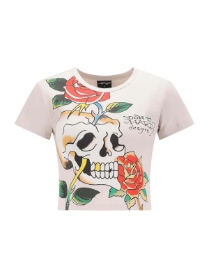 Foto van product Ed Hardy Shirt ecru / geel / groen / rood