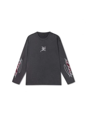 Foto van product Ed Hardy Shirt 'Flying Twin Dragon' antraciet / wit