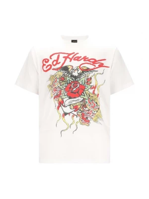 Foto van product Ed Hardy Shirt grasgroen / rood / wit
