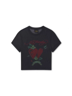 Foto van product Ed Hardy Shirt 'Life Is A Gamble' rood / zwart