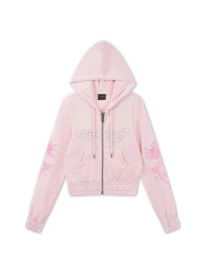 Foto van product Ed Hardy Sweatvest 'Liebe und Dornen' rosa