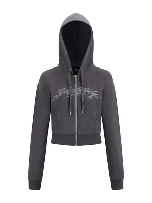 Foto van product Ed Hardy Sweatvest 'Love Is Mystery' grijs / donkergrijs
