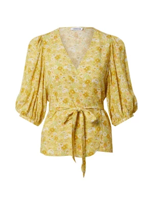 Foto van product EDITED Blouse 'Violeta' mosterd / honing / lichtgroen / oudroze / wit