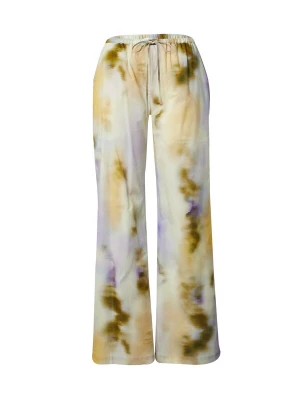 Foto van product EDITED Broek 'Eileen' beige / donkergroen / wit