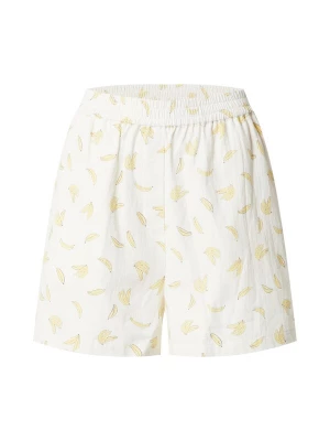 Foto van product EDITED Broek 'TARA' pasteelgeel / wolwit