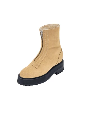 Foto van product EDITED Enkellaarsjes 'Zuleika' camel