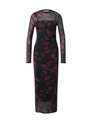 Foto van product EDITED Jurk 'Colleen' rood / zwart