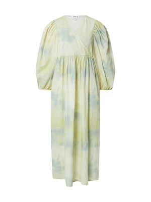 Foto van product EDITED Jurk 'Felice' beige / lichtblauw / geel