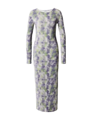 Foto van product EDITED Jurk 'Ubon' grijs / grasgroen / lila