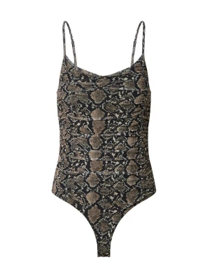 Foto van product EDITED Shirt body 'Maike' bruin / gemengde kleuren / zwart