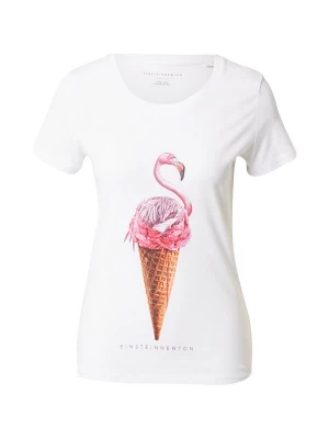 Foto van product EINSTEIN & NEWTON Shirt 'Flamingo Ice' bruin / kastanjebruin / pink / donkerroze / wit