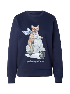 Foto van product EINSTEIN & NEWTON Sweatshirt 'Turbo Wuff Madison' navy / lichtbruin / zwart / wit