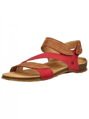 Foto van product EL NATURALISTA Sandaal cognac / rood