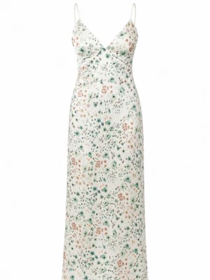 Foto van product Elara Avondjurk karamel / groen / zwart / offwhite