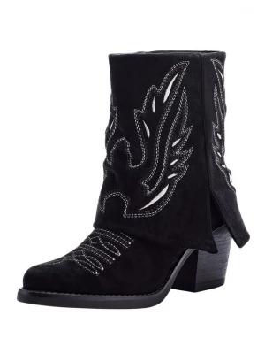 Foto van product Elara Cowboylaarzen zwart / wit