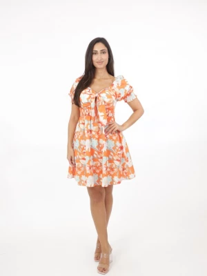 Foto van product Elara Zomerjurk gemengde kleuren / oranje