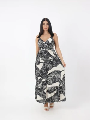Foto van product Elara Zomerjurk zwart / wit