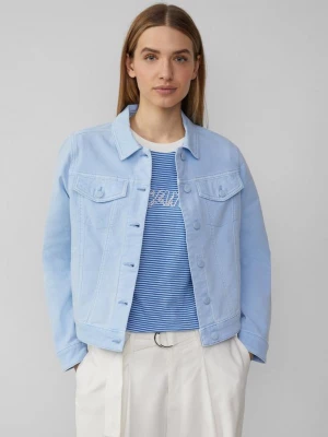 Foto van product Elastisch denim jack met steekzakken opzij s.Oliver blauw