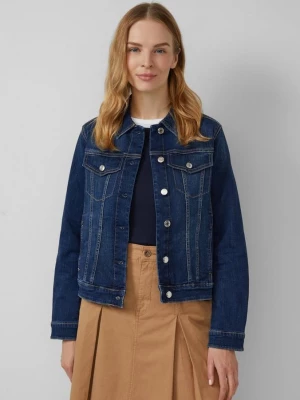 Foto van product Elastisch slim-fit denim jack van katoenmix s.Oliver blauw
