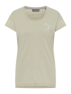 Foto van product Elbsand Shirt 'Rea' olijfgroen / wit