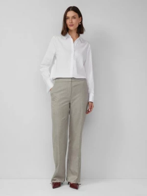 Foto van product Elegante broek met wijde pijpen van stof en glittergaren s.Oliver grijs