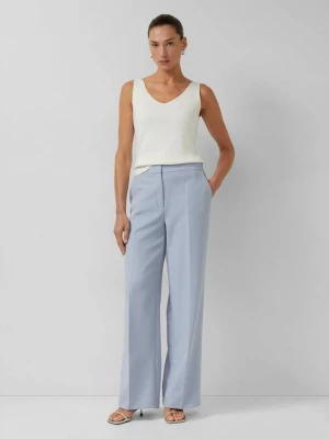 Foto van product Elegante broek van keperstof met elastische tailleband s.Oliver blauw
